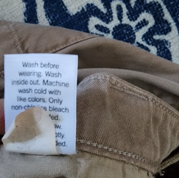 Beige wide leg high waisted pants sz large by Sonoma - Picture 4 of 6